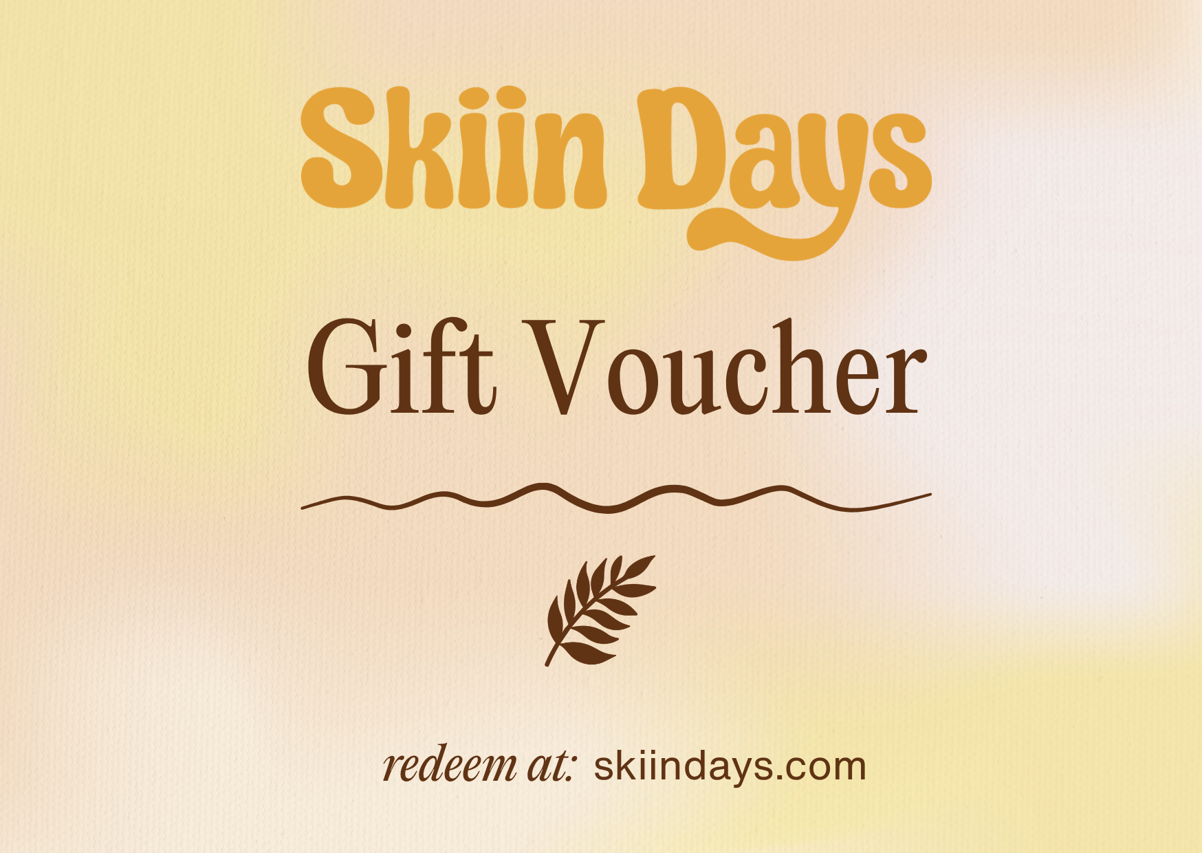 Gift Vouchers
